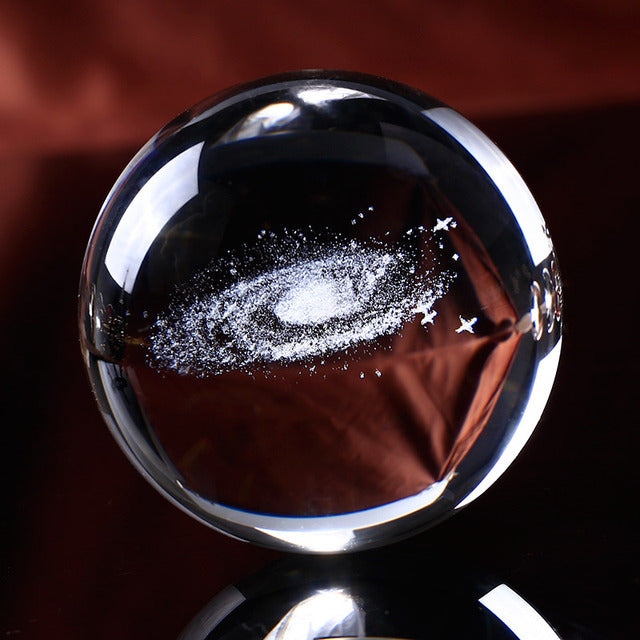 6/8cm Galaxy Miniature 3D Crystal Ball