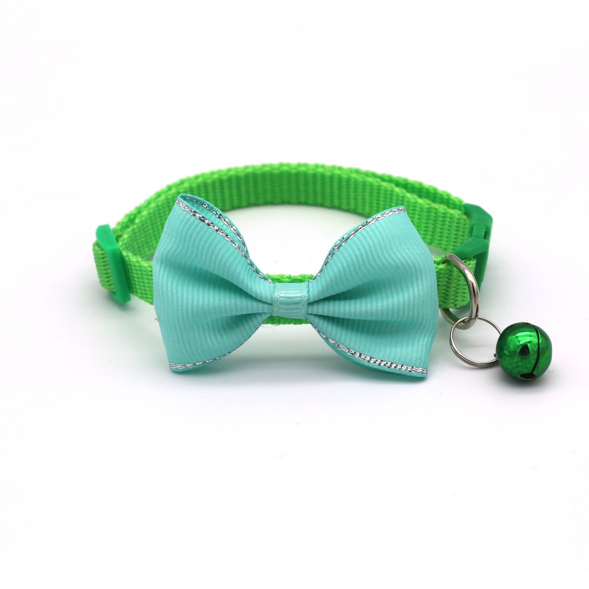 Bowtie and Bell Pet Collar